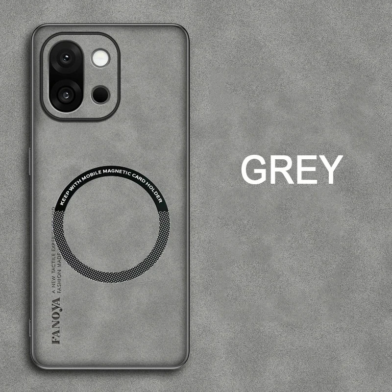 حافظة ريترو ماتي جلدية صديقة للبشرة لهاتف OnePlus 15 13 12 11 T R شحن لاسلكي مغناطيسي مقاوم للصدمات ومضاد للبصمة #4