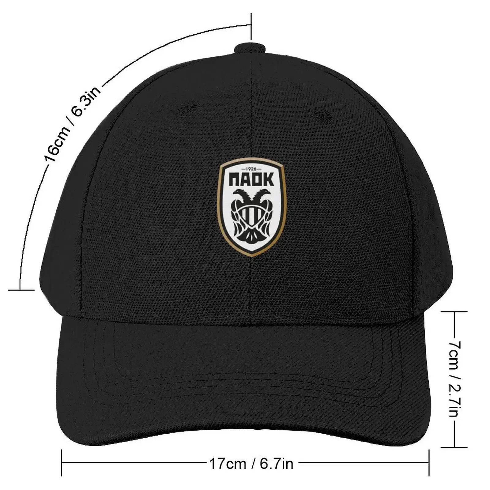 Paok - ΠΑΟΚ 1926 Baseball Cap Sunscreen western Hat Trucker Cap Men Luxury Brand Women's