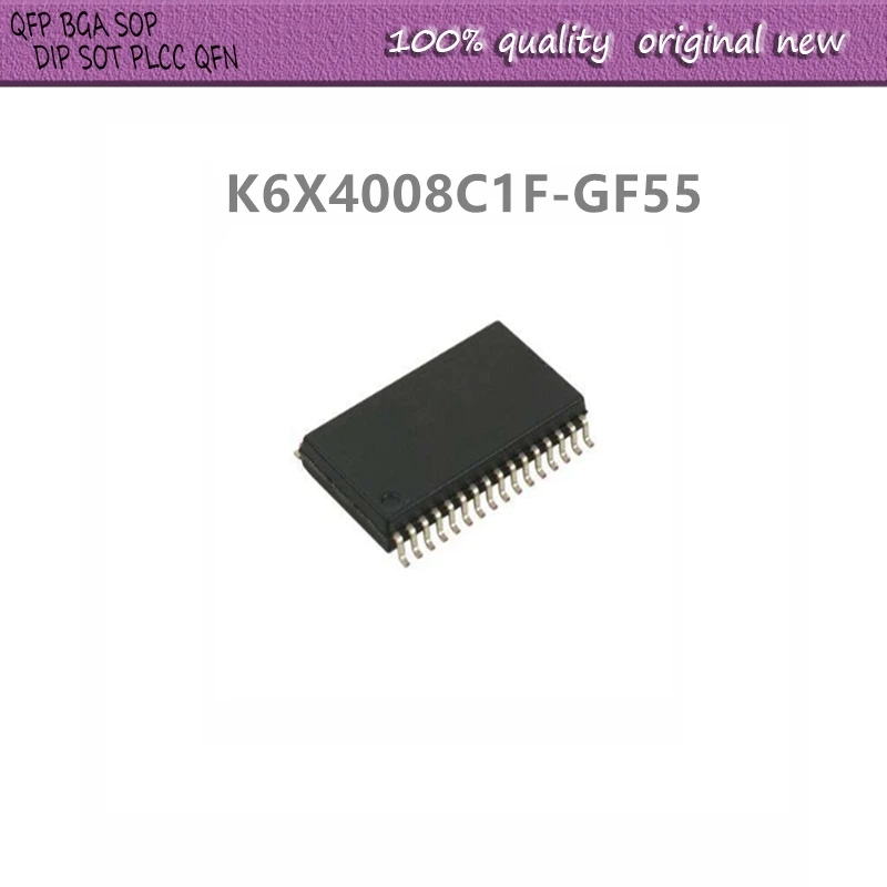 

10Pcs/Lot K6X4008C1F-GF55 K6X4008 SOP32