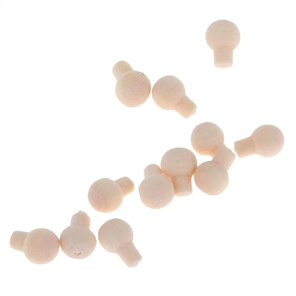 12 Stück 1/12 Miniatur-Puppenhaus, Vintage-Hardware, Holztür, Schubladengriffe, Puppenhaus, Möbelzubehör