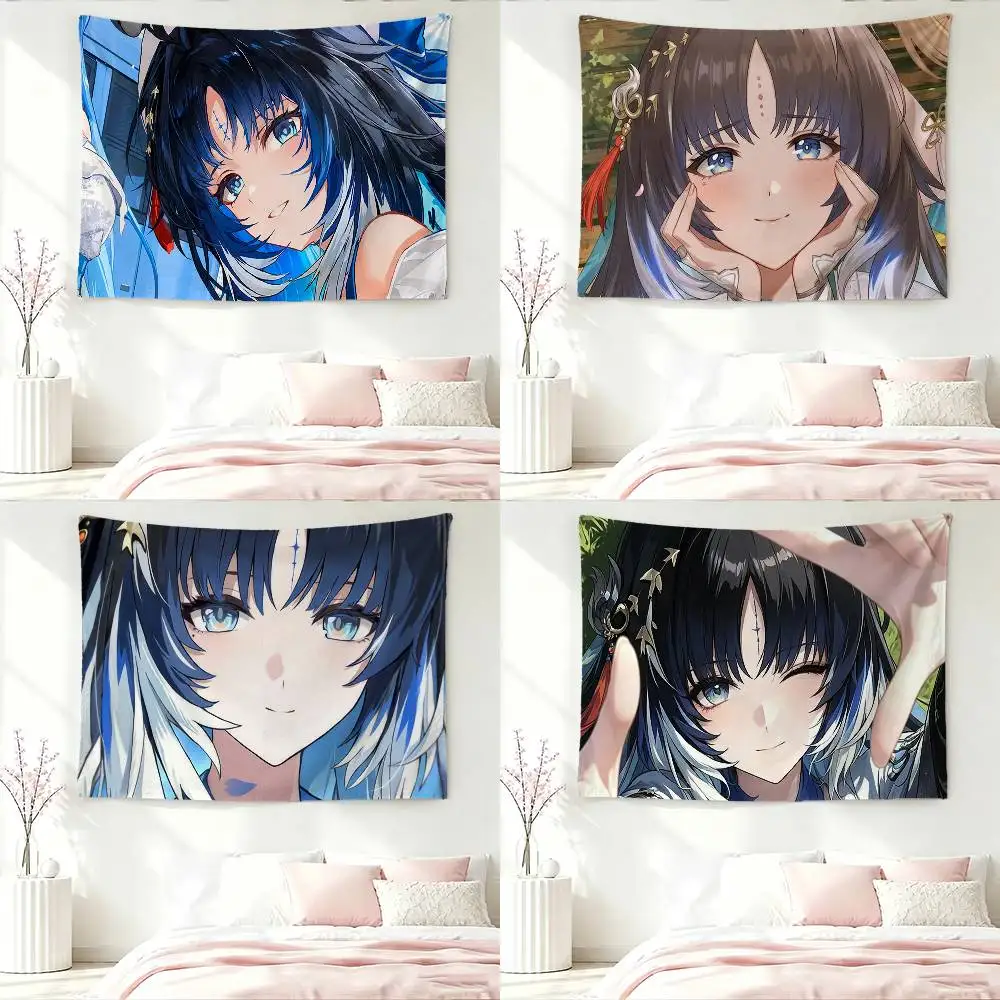 Wuthering Waves X-Xuanling Flag Outdoor Decorations for Bedrooms Home Decor Items Decoration Banners