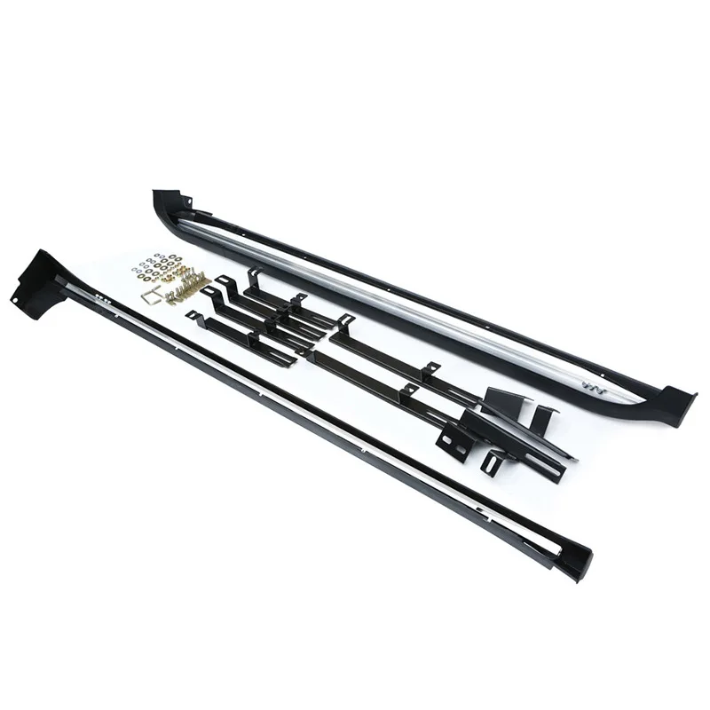 

Подножки для автомобиля ER из алюминиевого сплава, серебристо-черные, двусторонние, 2 шт./компл. с винтами, для RUSH