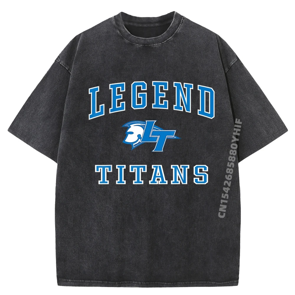 

Мужские рубашки Legend High School Titans, футболка с рисунком, летняя мужская футболка, модные потертые топы, футболка с принтом