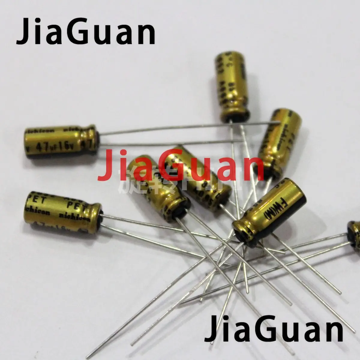 50pcs NEW NICHICON FW 47UF 16V 5X11MM audio 47uF/16V Electrolytic Capacitor 16V47uF filter amplifier 16V 47UF