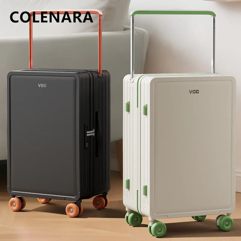 COLENARA ABS+PC Suitcase Large Capacity Trolley Case 20 Inches Boarding Box 24