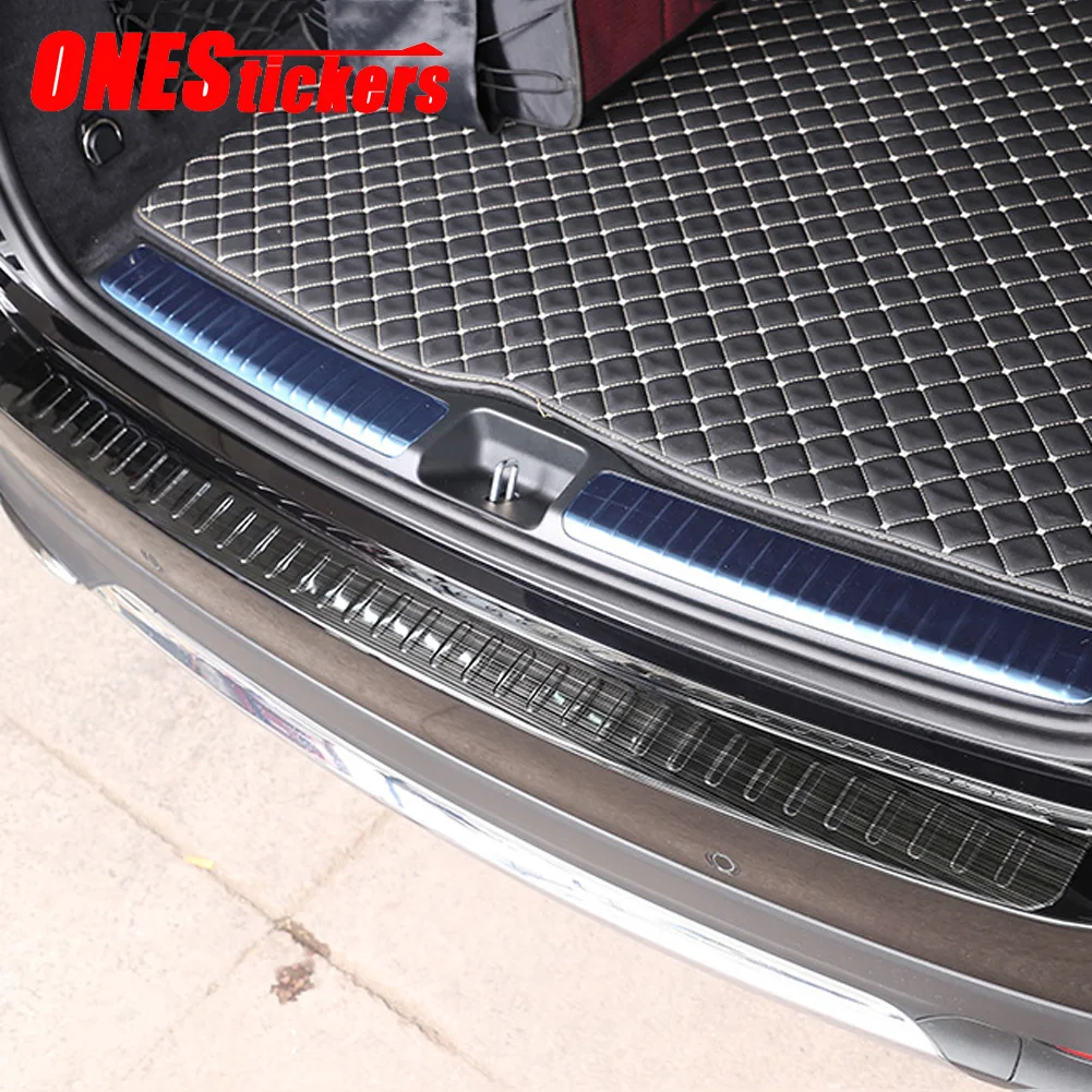 For Mercedes Benz GLE Class W167 V167 GLE350 GLE450 GLE300 400 2020-2022+ Car Accessories Rear Trunk Sill Guard Plate Trim Cover