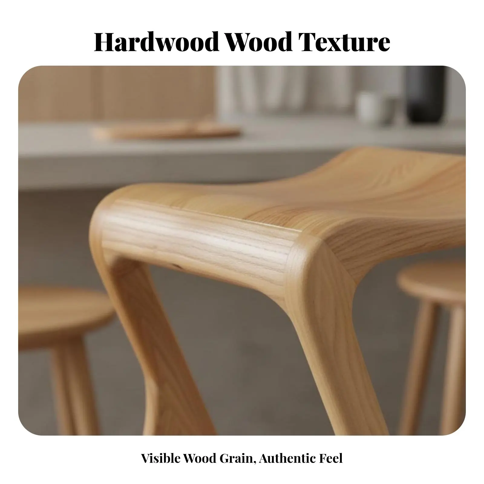 

Woven Rear Bar Stool Integrated Footrest Counter Chair With Rearrest Vintage Aesthetic for Adults, Cafe, Guesthouse