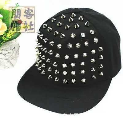 Nieten-Flachmütze für Männer und Frauen, Punkrock, Hip-Hop-Bolzen-Baseballmützen, männlich, weiblich, Jugend, Teenager, Jungen, Mädchen – Detail 33