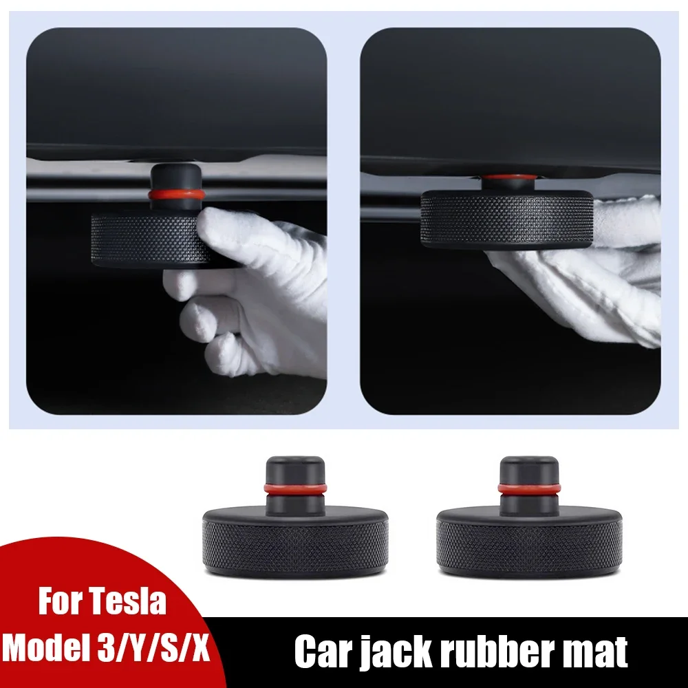 

Rubber shock absorber block for Tesla 2017-2025 Model 3 chassis rubber support pad Model Y jack pad Model S/X auto parts