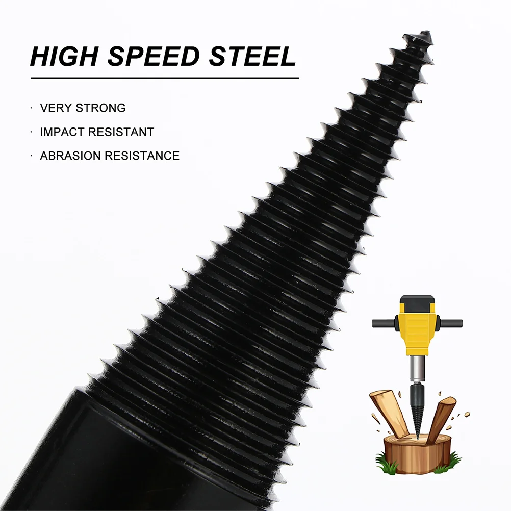 

1 Set 38Mm Wood Splitting Drill Bit Strong Impact Resistant Split Firewood Log Easily For Hand Drill Electric Hammer Woodworking