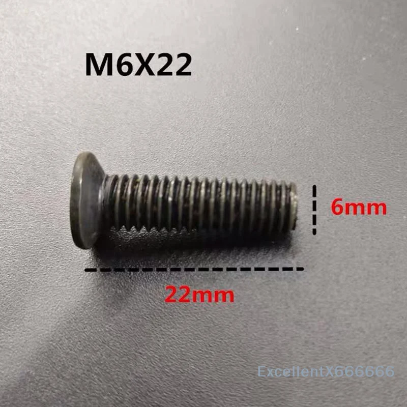 10Pcs Left Hand Thread Screw M5/M6 22mm/25mm Long Service Life for UNF Drill Chuck Shank Adapter Maintenance