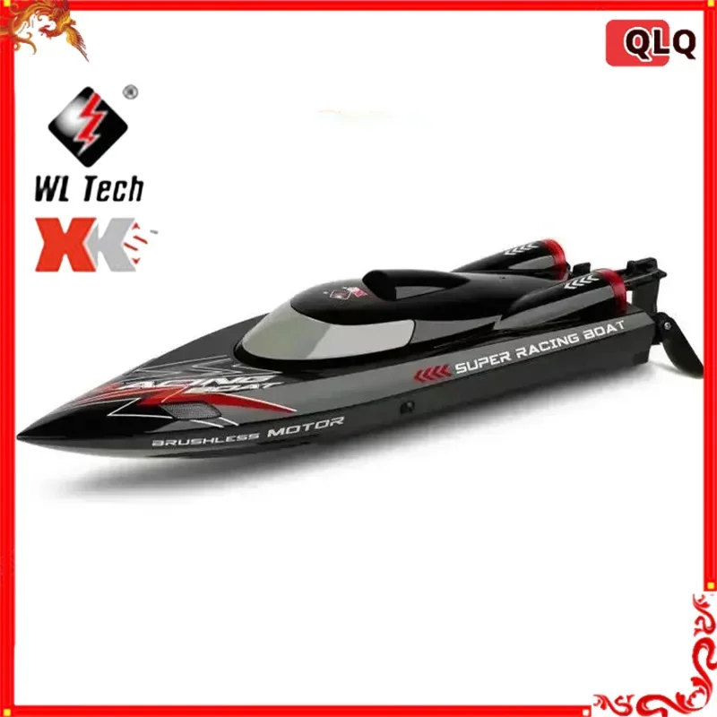 Wltoy 916 High Speed Remote Control Brushless Boat Remote Control Fast Boat Full Scale High Speed Boat High Speed Boat Toy Gift