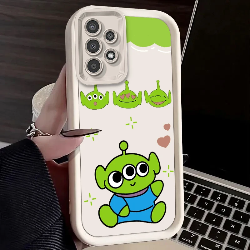 Sanrio Three-eyed Boy For Samsung A73 A71 A54 A53 A52 A51 A33 A32 A21S A14 A13 A12 A03 A04 A05 5G Eye Ladder Soft Phone Case