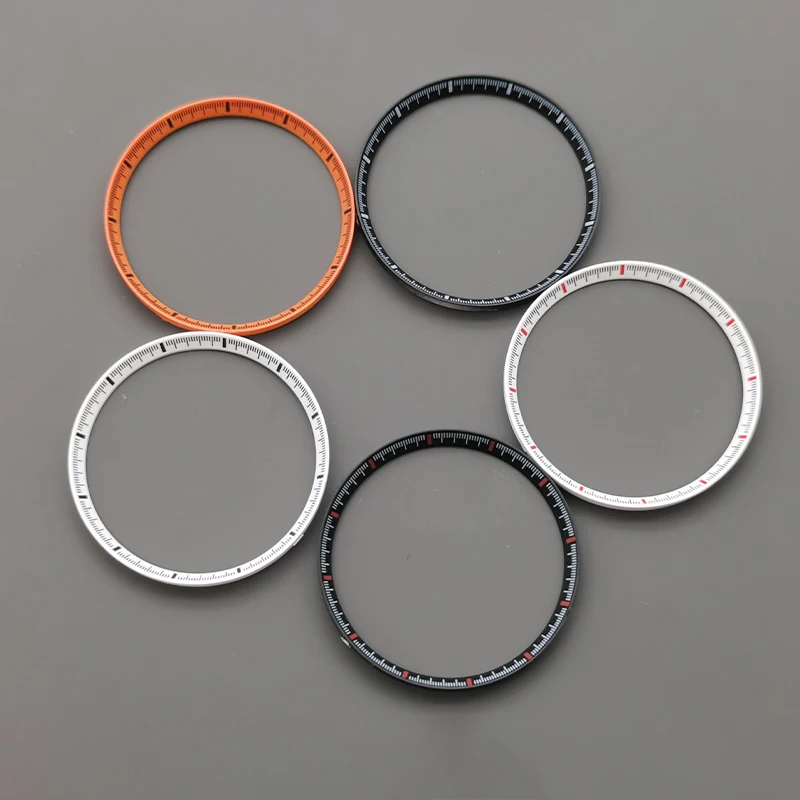 30.5mm Chapter Ring Fits SKX007 SKX009 SRPD Watch Cases Replace Plasticsr Inner Ring NH35 NH36 Watch Case Refit Parts