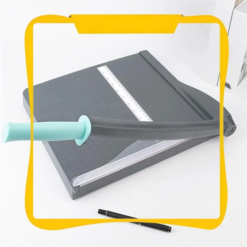 Portable Paper Knife Cutter Protective Cutter With Safety Guard Heavy Duty Guillotine Cutter