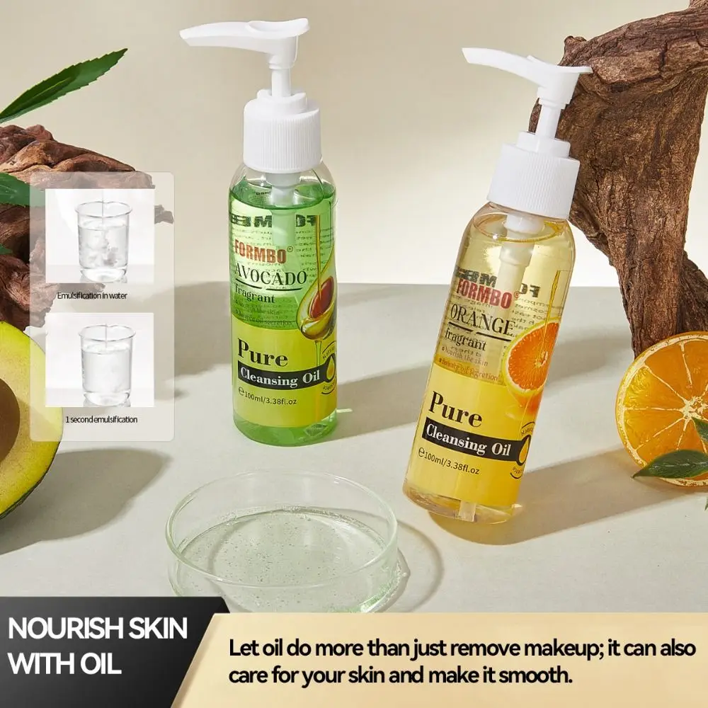 Refreshing Feel Purifying Pores Makeup Removal Oil Gentle Soothing Skin Cleansing Oil Non-Irritating Makeup Remover Facial Care