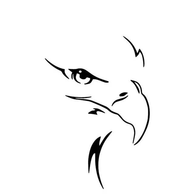 

Eagle Fashion Decorate Car Sticker Car Trunk Vinyl Decal Pattern 10.4CM*15.1CM Car Décor