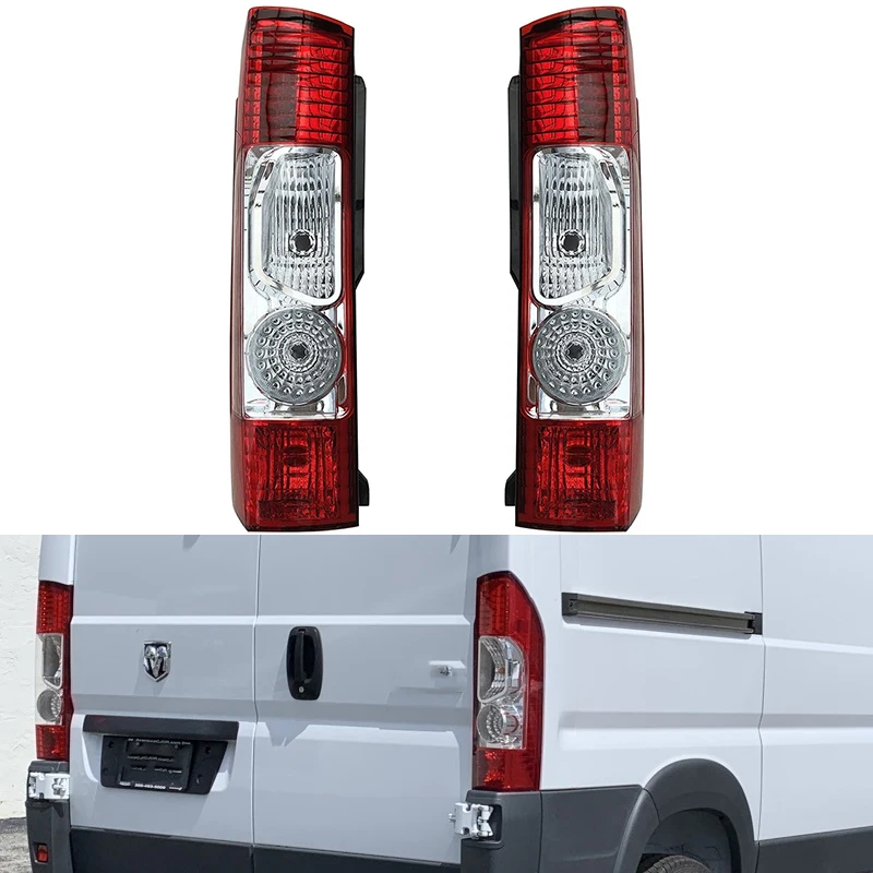 

For Dodge Ram ProMaster 1500 2500 3500 2014-2019 Car Rear Tail Light Assembly Brake Fog Lamp Warning No Bulb 4725946AB 4725947AB