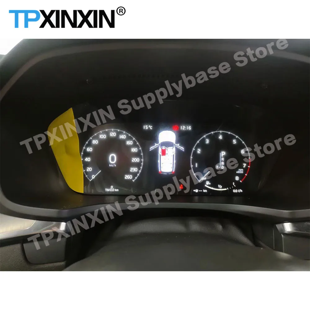 For Volvo XC90 S60 XC60 S90 2013 2014 2015 2016-2021 Android Car Digital Cluster LCD Dashboard Instrument Panel Multifunctional