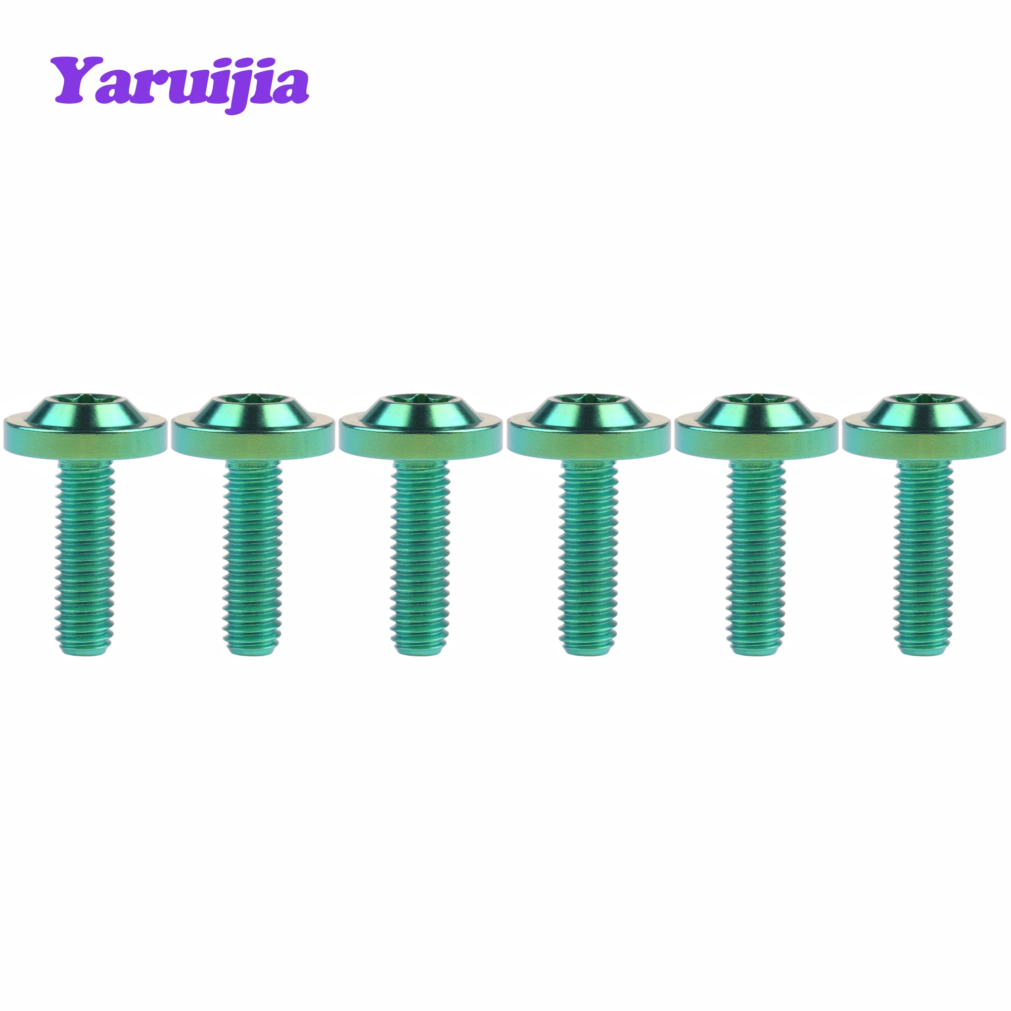 Yaruijia Titanium Bolts M5/M6/M8x10~70 Torx Head Screws are used Windshield/heat guard /Motorcycle Riding Modification Fasteners