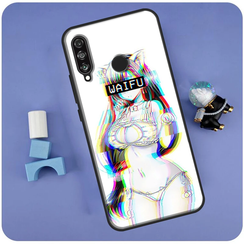 Sugoi Senpai Anime Waifu Sexy Girl For Huawei Nova Y70 Y60 Y90 Y61 Y91 Nova 9 10 SE 11 Pro 5T 11i 8i 3i P20 P30 P40 Lite Case