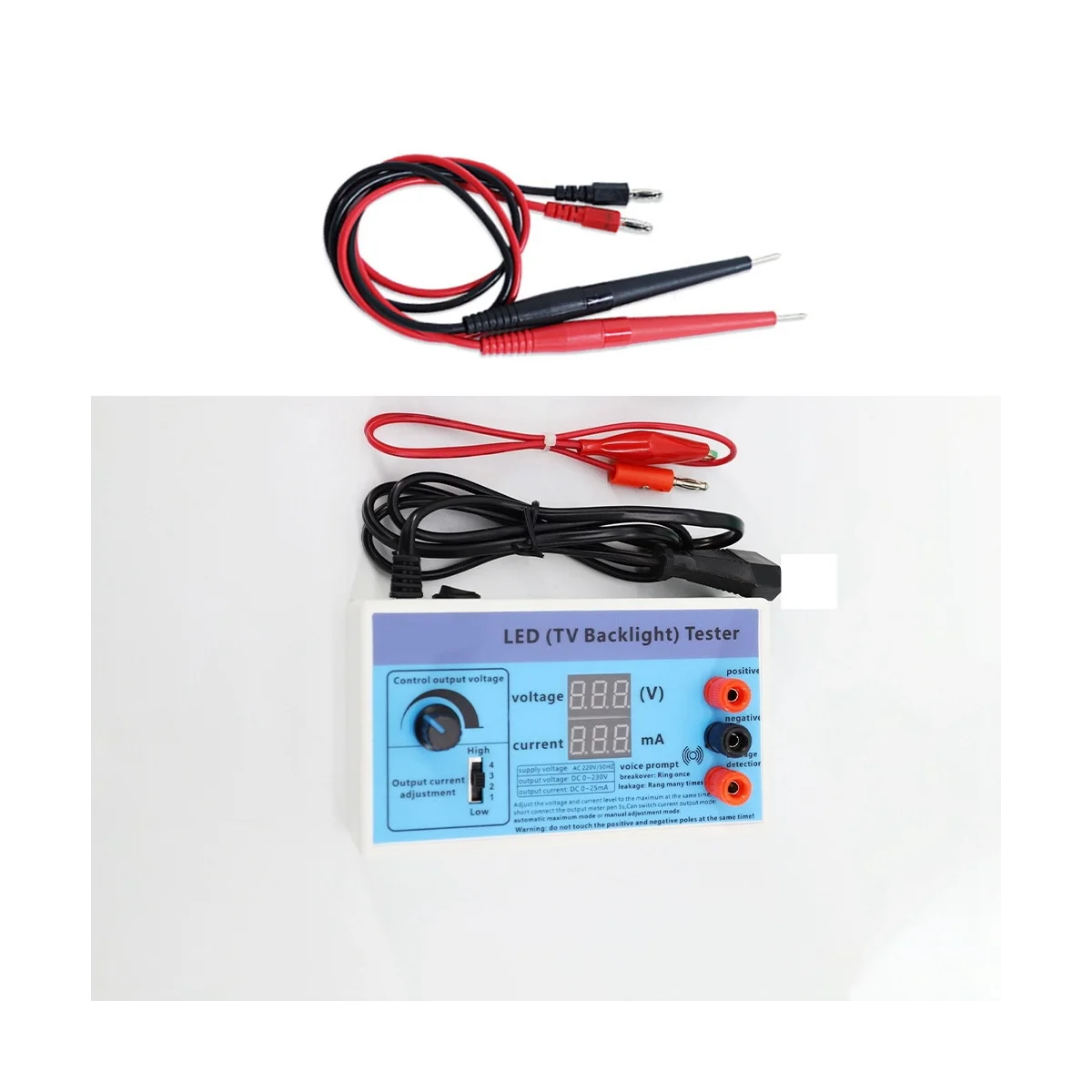 Multipurpose LED TV Backlight Tester, LED Strips Beads, Test Tool, Measurement Instruments, US Plug, saída 0-230V