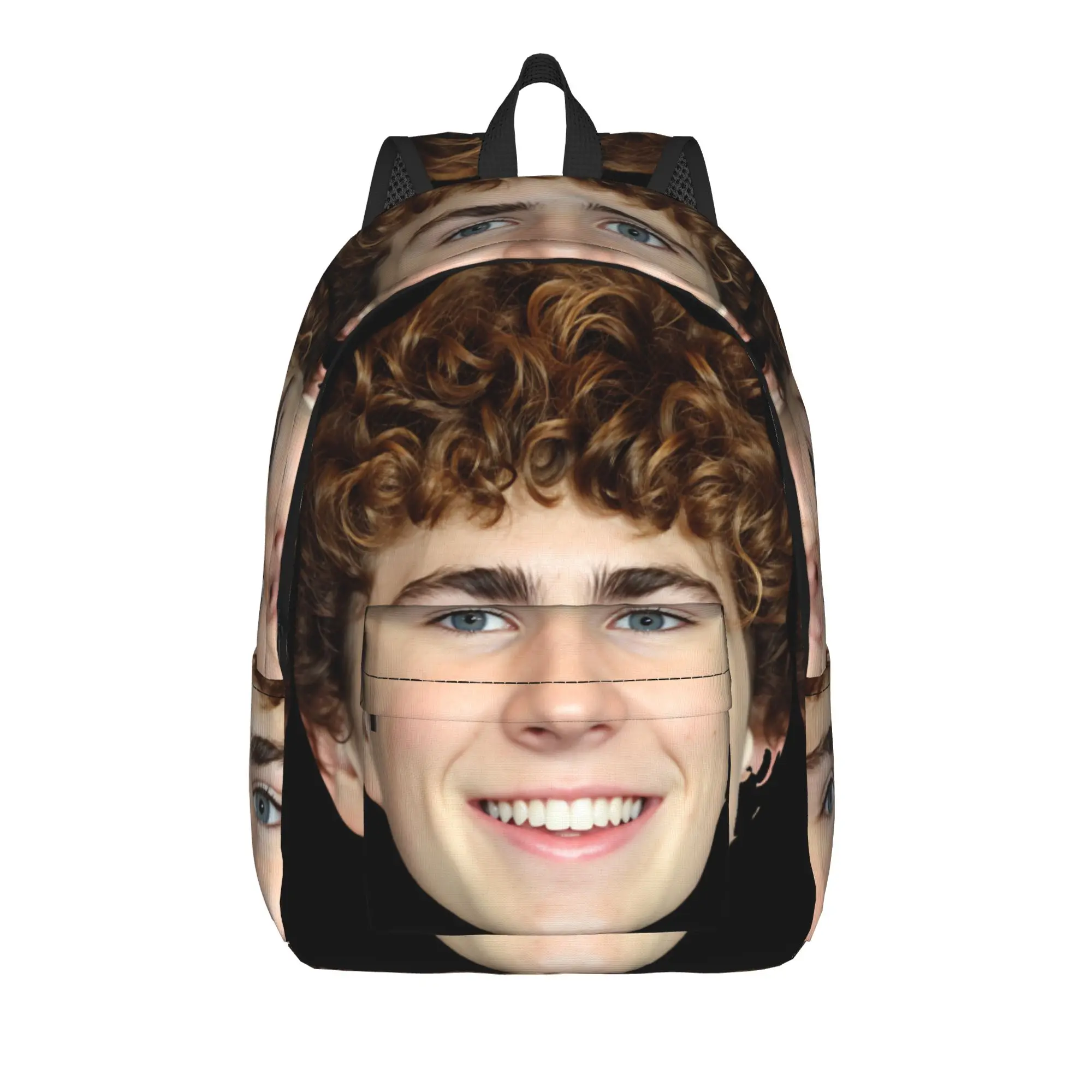Walker Scobell Smile Mask USA Actor  Backpack  College Backpacks Male Design Big High School Bags Modern Rucksack