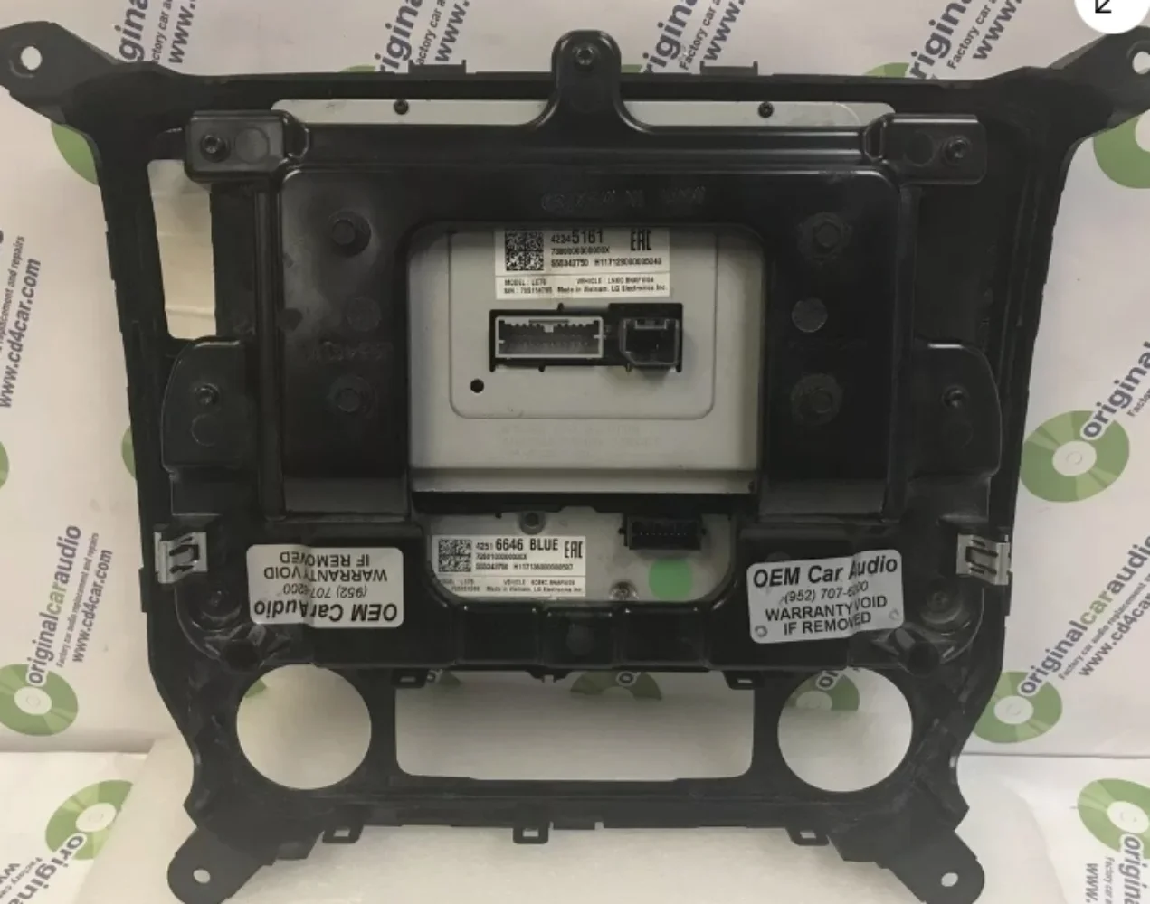 2016 - 2019 Tela e moldura OEM GMC Sierra