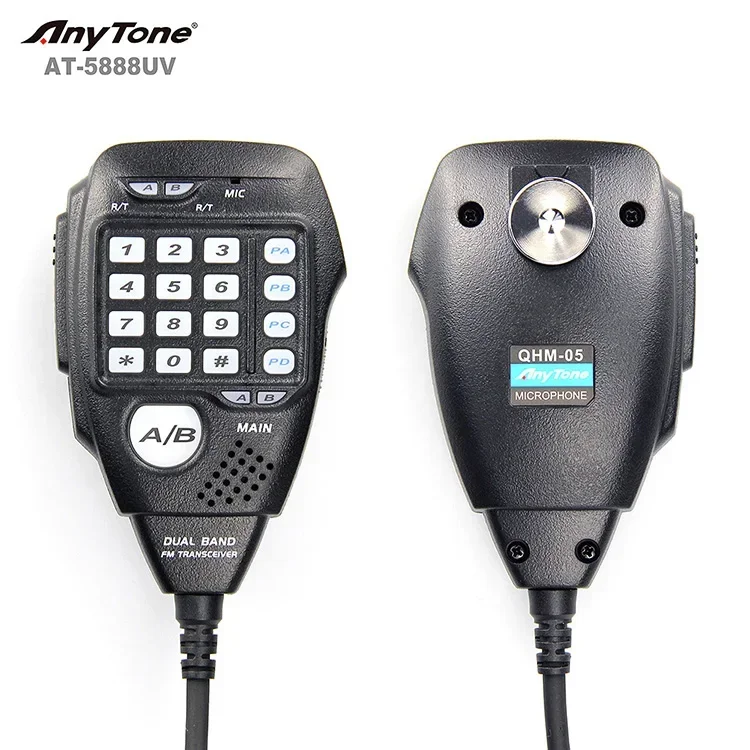 yyhc Anytone AT-5888UV Tri band Ham radio mobile with Air band 108~134MHz for car transceiver HF mobile radio