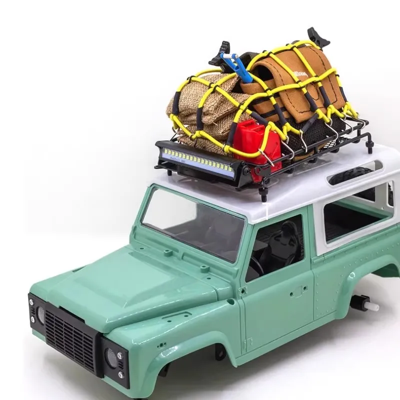 

MN RC1:12 полноприводный внедорожник для скалолазания D90 Defender металлический багажник светильник DIY модификация детали