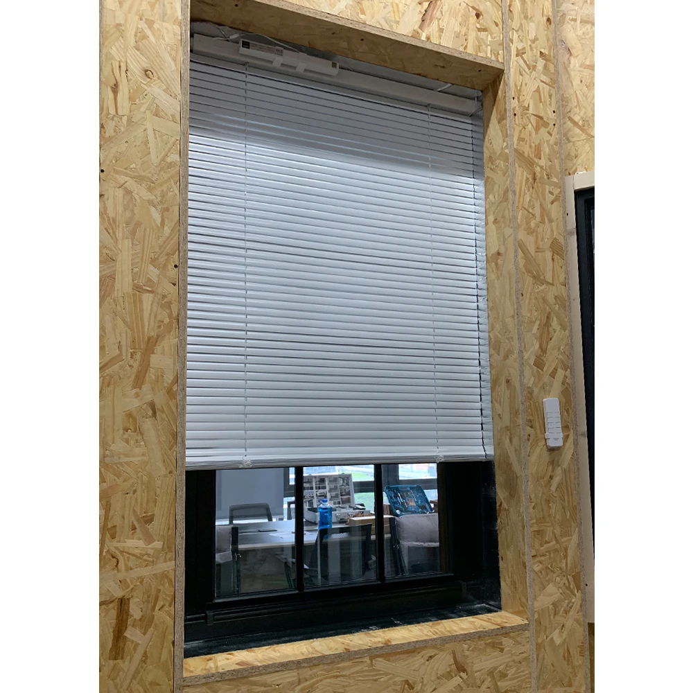 Electric Aluminum Vertical Blinds for Sliding Windows Smart Rolling Venetian Shutters Customized Louver Eco-Friendly Durable