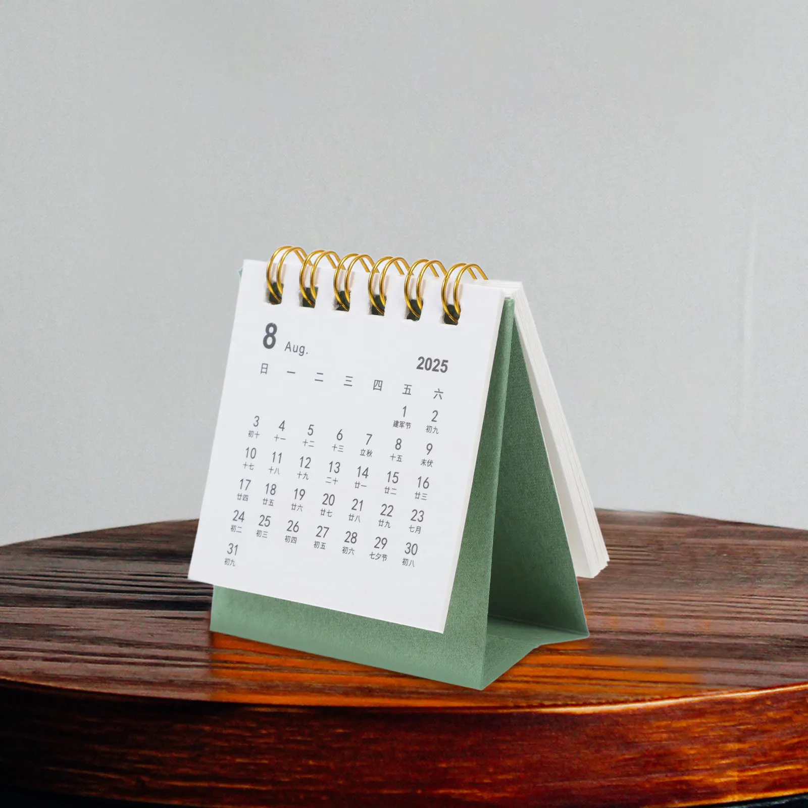 

Flip Calendar for Desk 2024-2025 Mini Desktop Calendar Compact Writing Space for Scheduling Goal Tracking Office Supplies