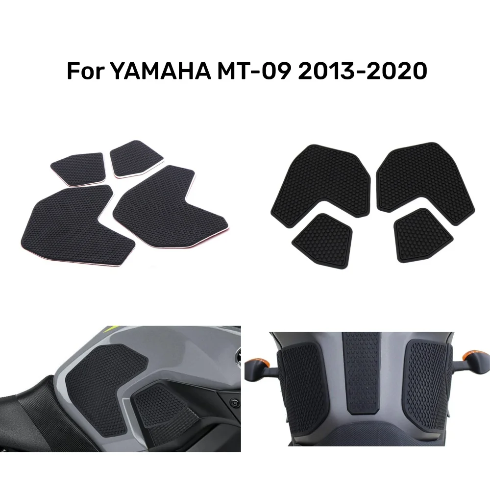 

Подходит для YAMAHA MT-09 MT09 MT 09 2013-2020, защитная накладка на бак мотоцикла, наклейка, газовая наколенница, тяговая накладка на бак, боковая