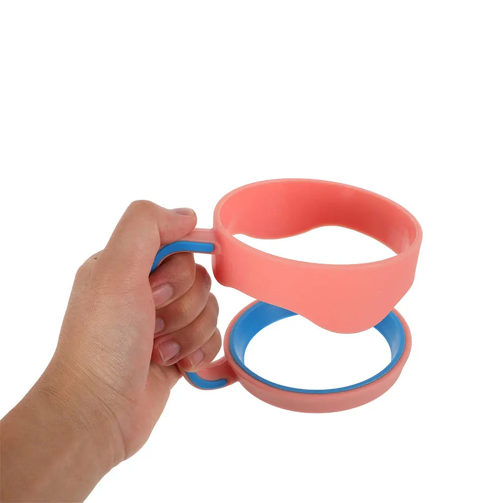 

2Pcs Automotive Cup Handle Plastic Tumbler Grip for Car Truck Boat Travel Spill Proof Expandable Cup Holder Insert