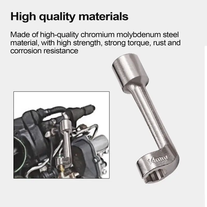 ชุดซ็อกเก็ตไดรฟ์ 1/2 นิ้วชุดซ็อกเก็ตเปิดเครื่องมือกําจัดเส้นหัวฉีดชุดซ็อกเก็ตไดรฟ์ความแข็งแรงสูงประแจหัวฉีด