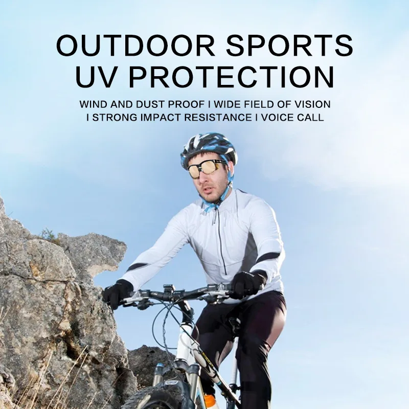 Neue M9pro Intelligente Bluetooth-Brille AI-Übersetzung Sport Radfahren Angeln Polarisierte multifunktionale Sonnenbrille Eingebauter Zyklus