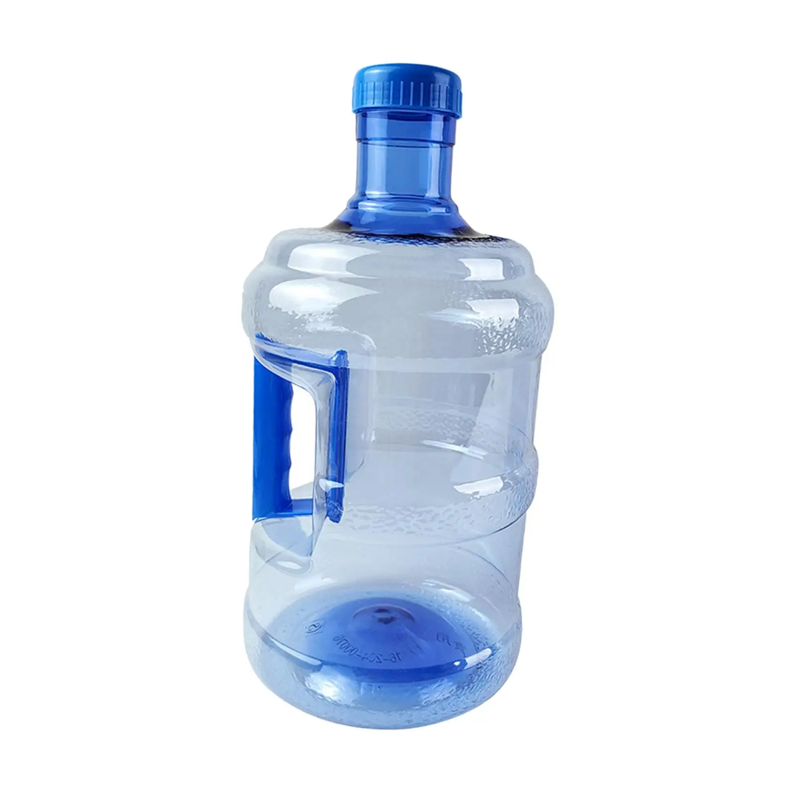 Botella de agua Cubo de agua embotellada Cubo de agua mineral de 5 litros Agua de camping redonda de PP
