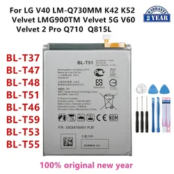 Original BL-T37 BL-T47 BL-T48 BL-T51 BL-T46 BL-T59 BL-T53 BL-T55 Replacement Battery For LG V40 K42 K52 Velvet 5G V60 Q710 Q815L