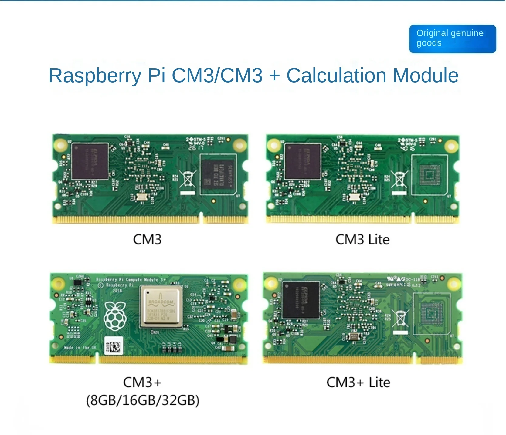 

Raspberry Pi 3 Computer Core Module CM1/CM3/CM3LT/CM3+ 8G/16G/32G/LT