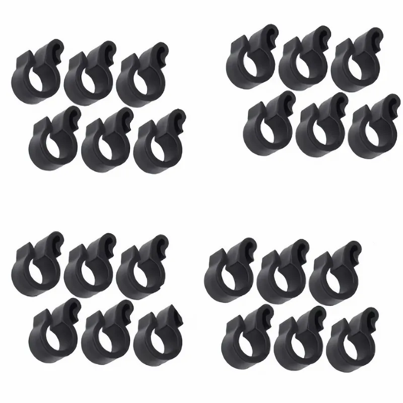 16mm S Type Pipe Clamps 9 pcs, Easy to Install, Durable Pipe Holders for Garden, Yard and Farm Use, Sturdy and Practical