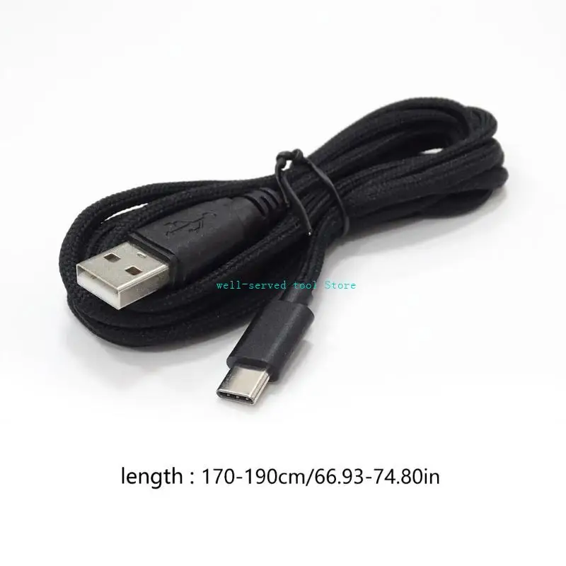 G88A Mouse Charging Cable DIY PVC NYLON USB Type C Mouse Cable Line Line Wire
