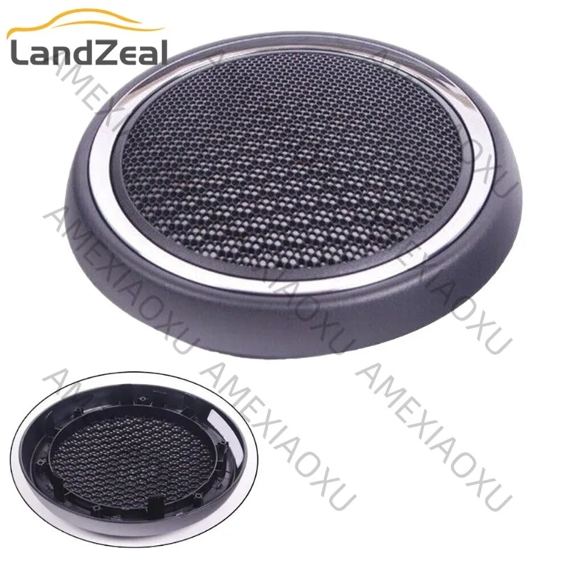 51412753333 51412756567 Black/Silver Chrome Front Door Speaker Cover For MINI R55 R56 R57 R58 R59