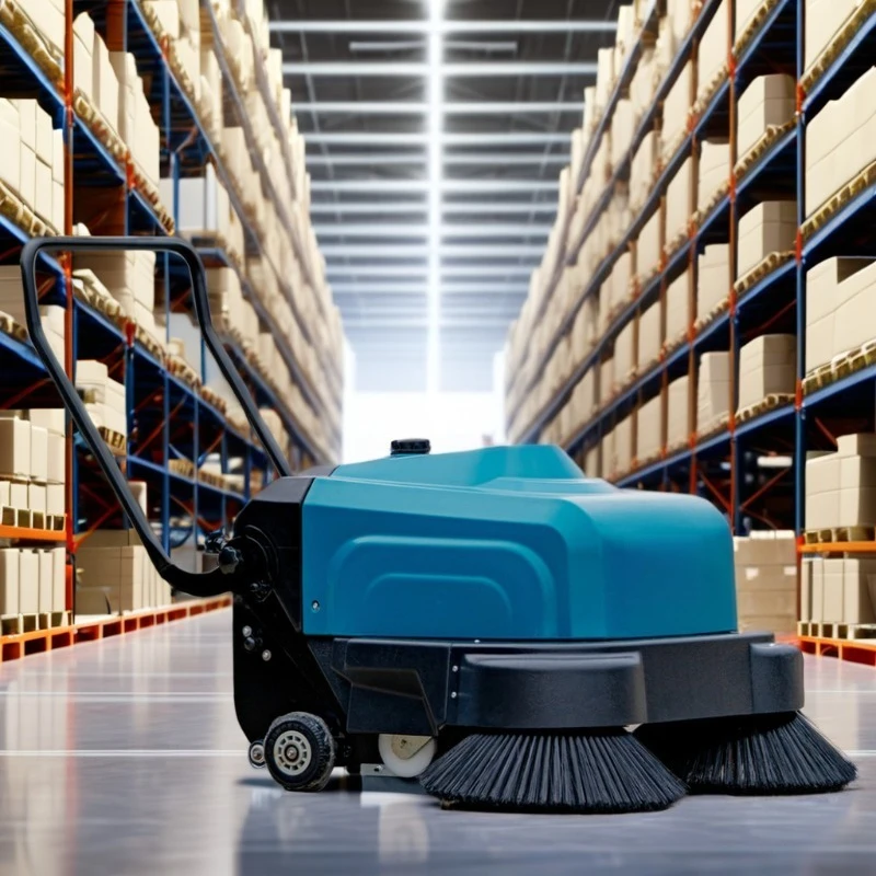 Sweeper Machine Automatic Floor Road Industrial Sweeper Electric Plastic New Home Restaurant Use Walk-Behind