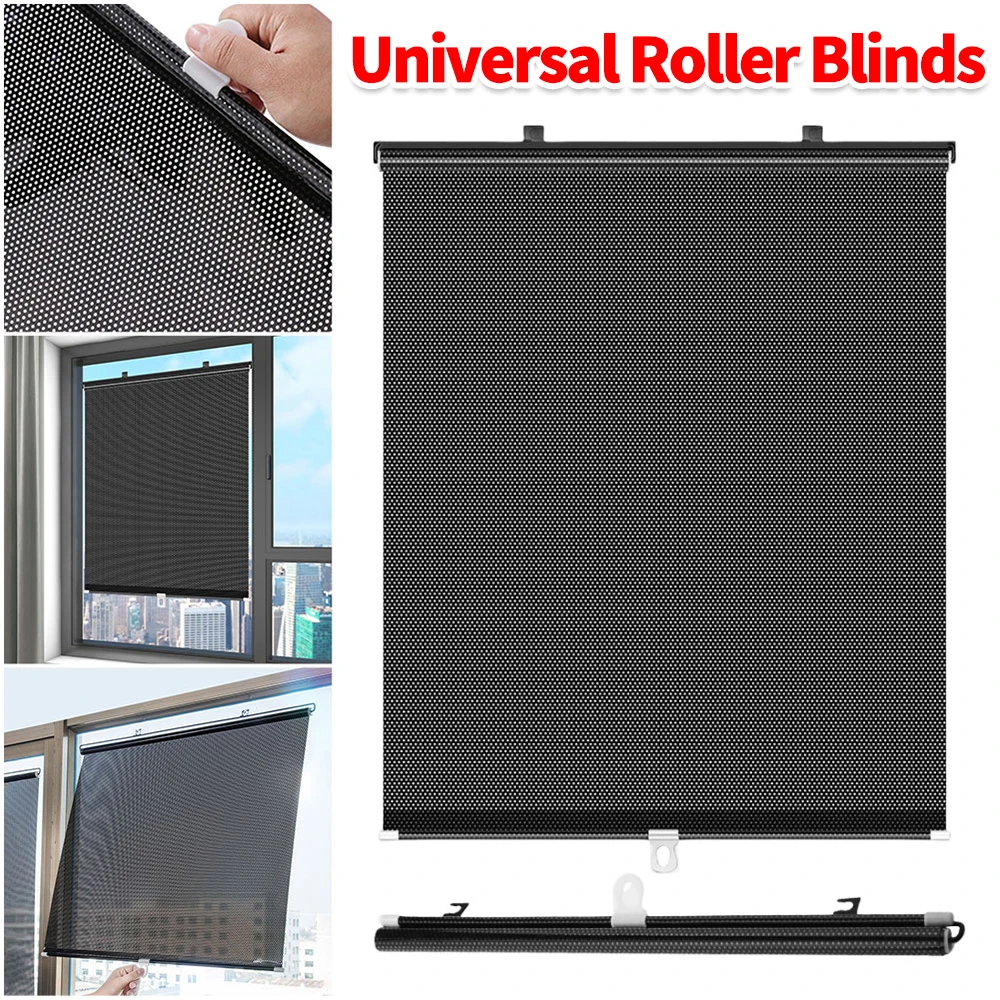 شفط كأس ظلة ستائر التعتيم الستائر الدوارة العالمية سهلة التركيب ستارة التعتيم نافذة المنزل ستائر تظليل الشمس