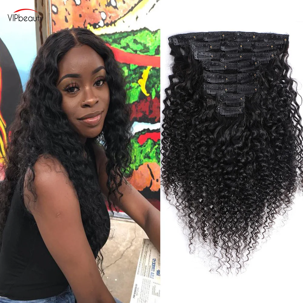 

Alibele Clip Ins Человеческие волосы Натуральный черный Легкая установка Оптовая продажа для женщин Заколка для бирманских человеческих волос для наращивания волос Kinky Curly