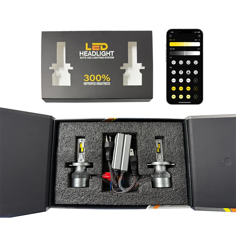 

Led Light H7 Headlight Bulb H8 Led Bulbs Wholesale H11 Fan Dissipation for Car Headlight 9005 9012 Bombillos Led H4