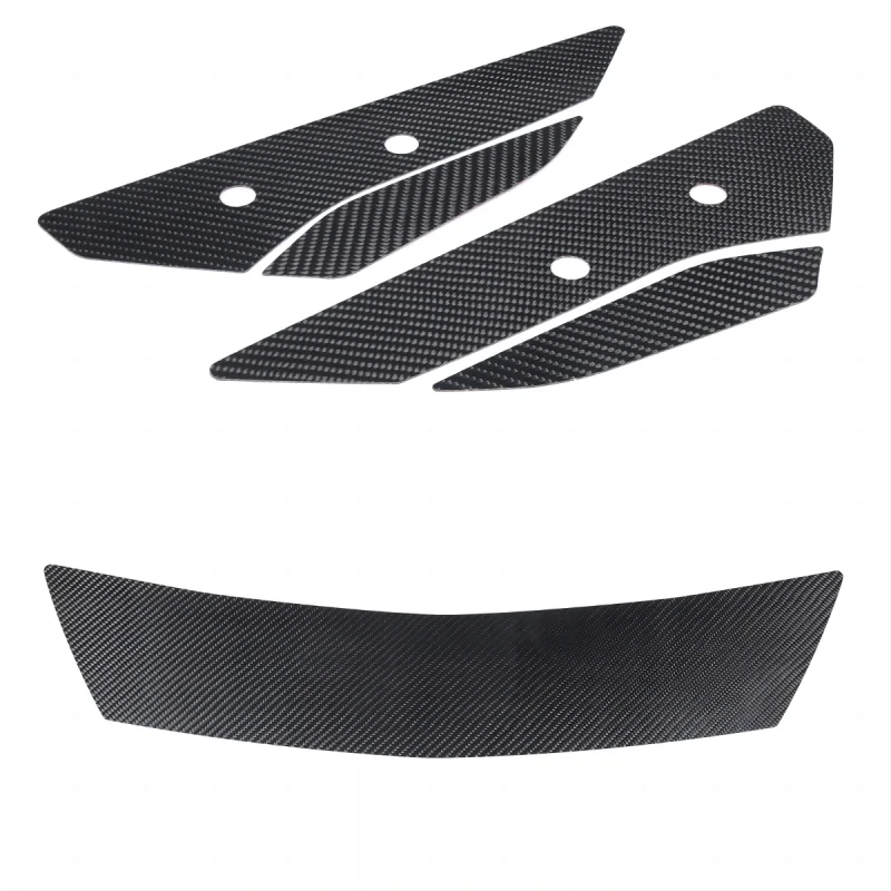 Car Rear Spoiler Wing Panel Trim Carbon Fiber Decorate Sheet Kit For Chevrolet Corvette C8 Stingray Z51 Z06 2020-2023 Auto Part