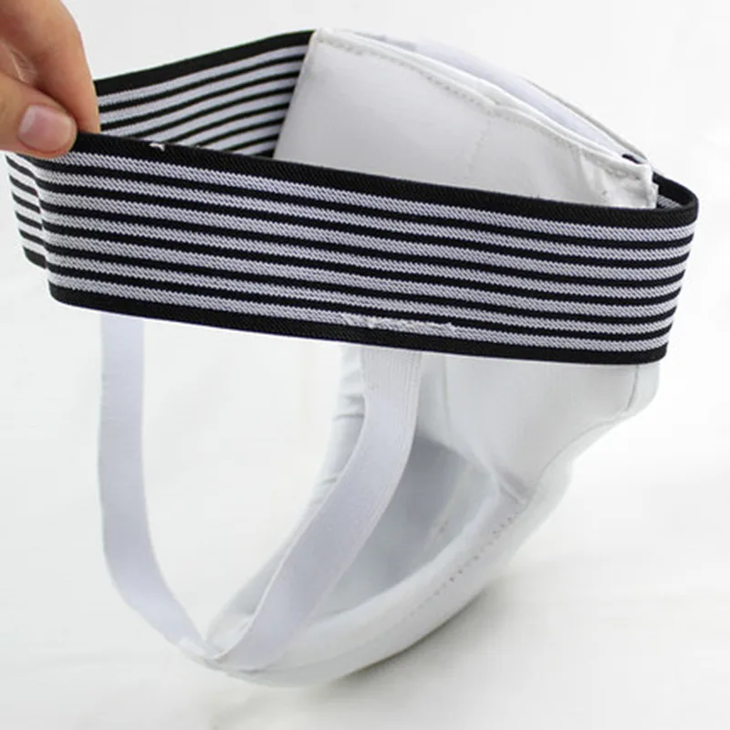 Hot Wholesale Adult Male Sanda Crotch Guard Protector Taekwondo MMA Groin Protector Kick Boxing Protection Guard Men Jockstrap