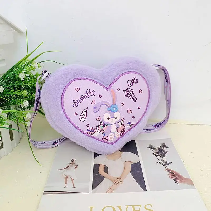 Strawberry Bear Cartoon Bag Kuromi Love Bag Stella Lou Plush Toy Lina Bell Children Crossbody Bag