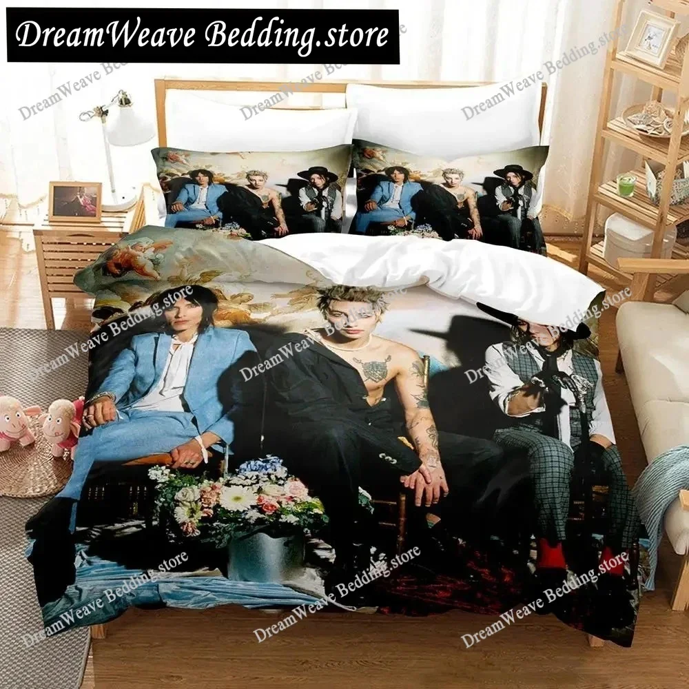 

Комплект постельного белья Palaye Royale с 3D-печатью для мальчиков и девочек, размеры Twin, Queen, King, пододеяльник, наволочка, домашний текстиль для мальчиков и взрослых, текстиль741